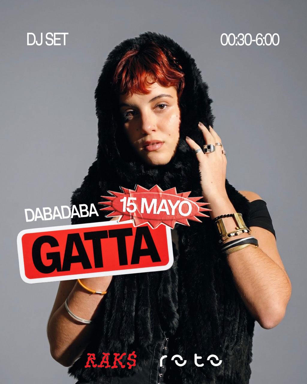 Pieza individual Artista 2 — evento X ROTO RAKS Club