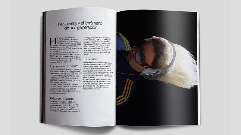 Revista Rusowsky Daisy — maquetación editorial 4