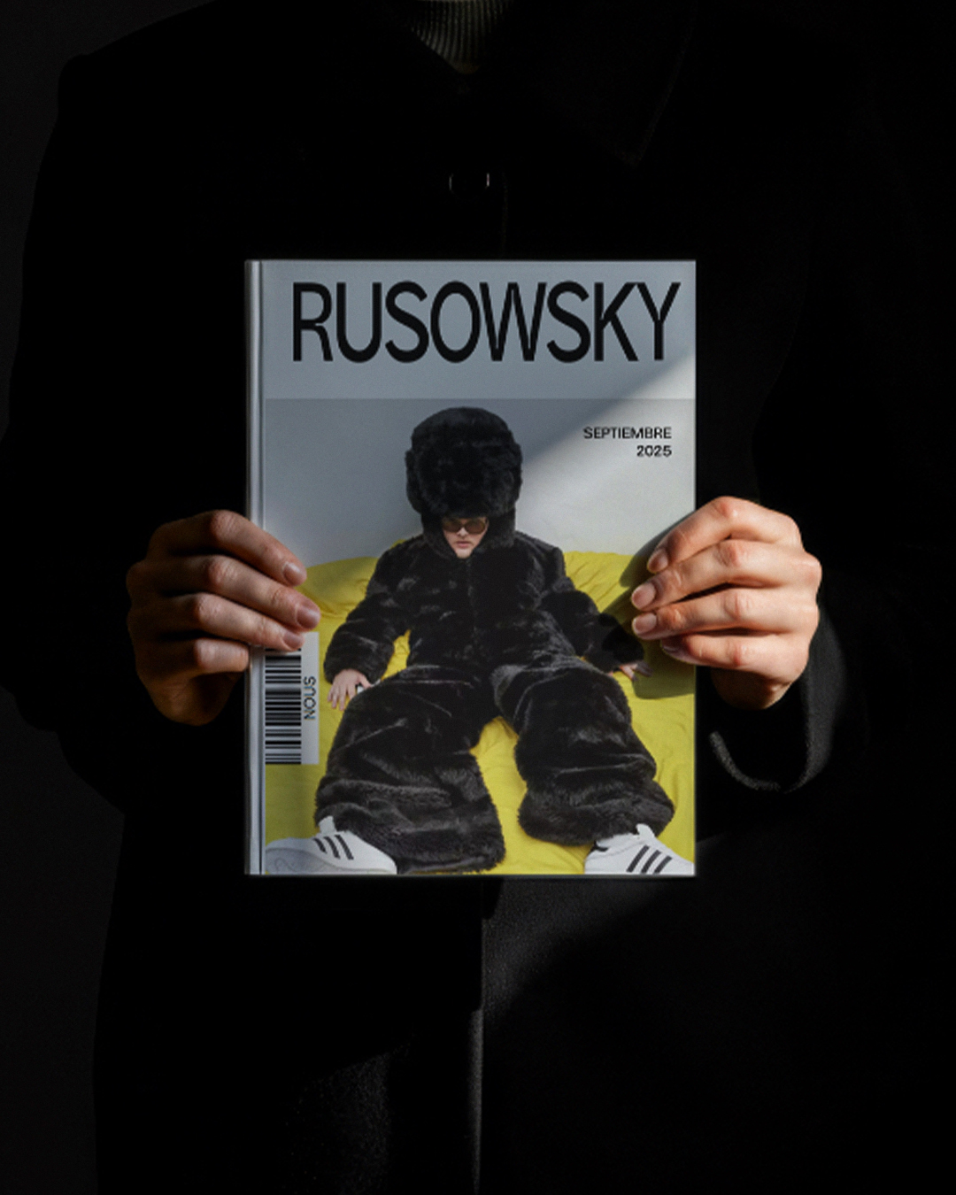 Visual principal del proyecto editorial inspirado en Rusowsky