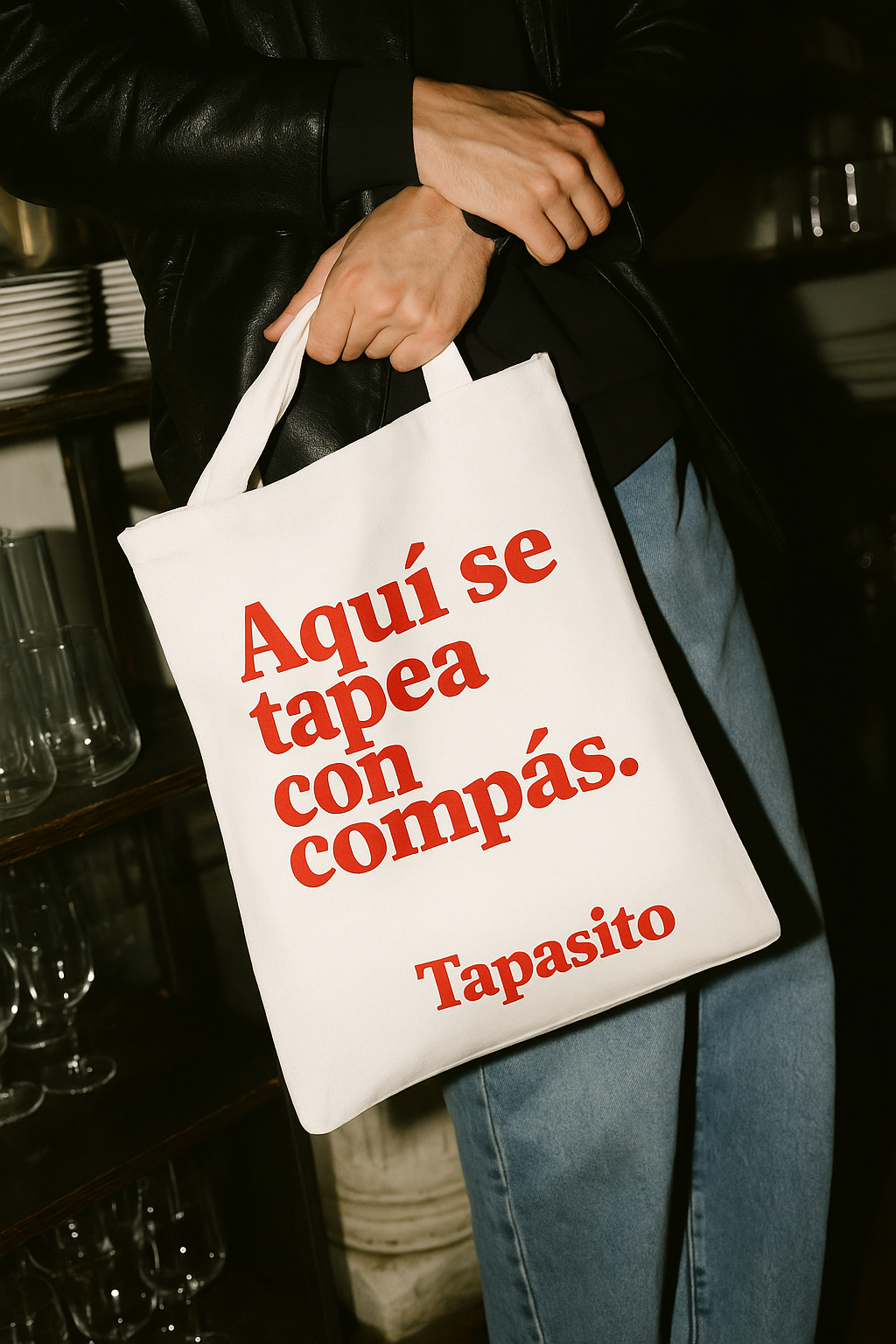 Bolsa de regalo de Tapasito con branding personalizado