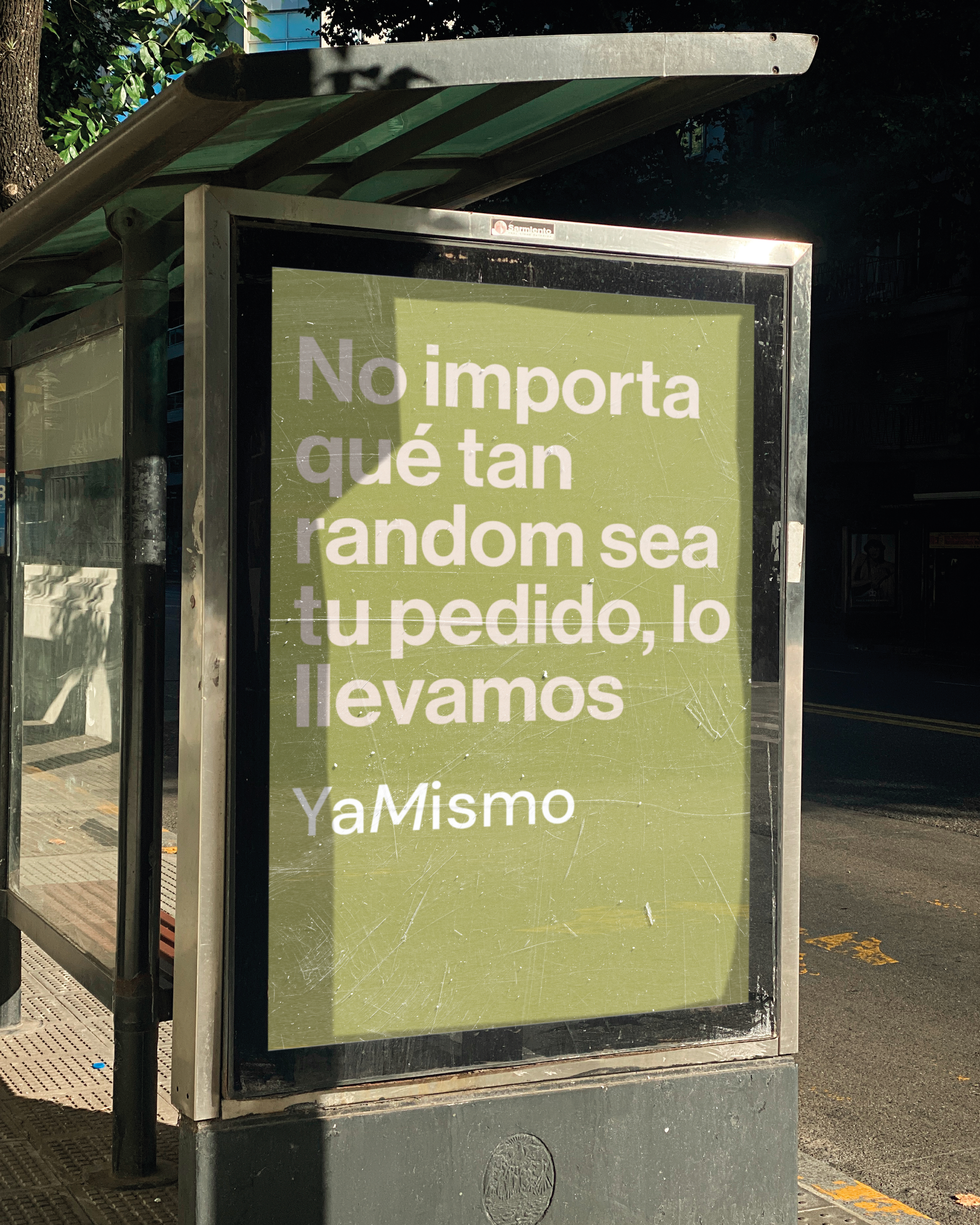 Cartel promocional de YaMismo para campañas locales en Donostia